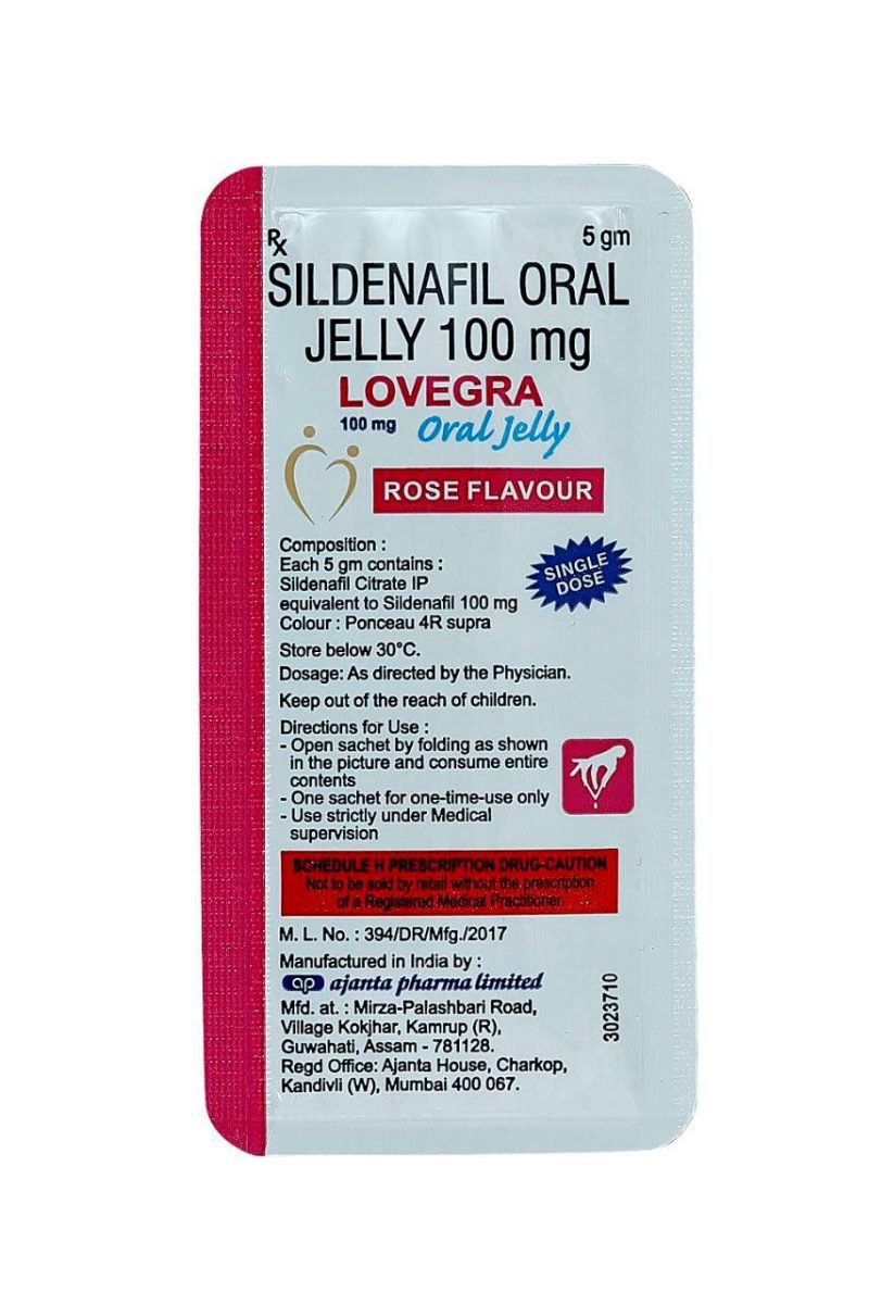 Lovegra Oral Jelly 100mg - Image 4