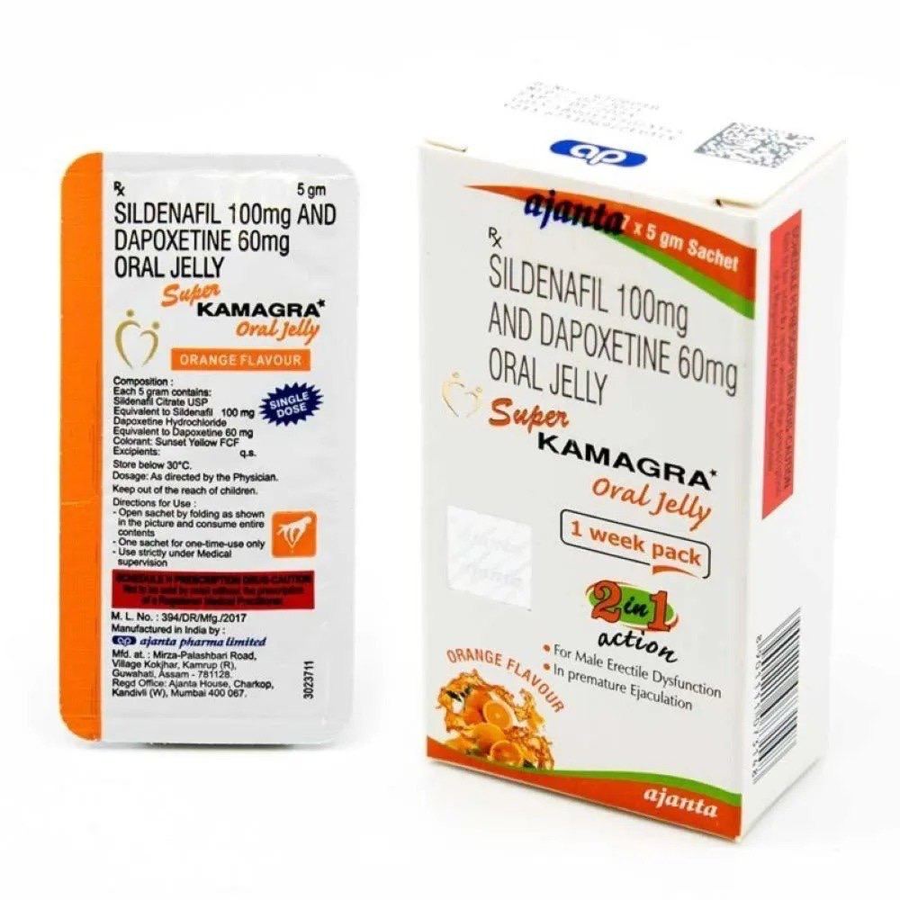 Super Kamagra Oral Jelly 100/60mg - Image 2
